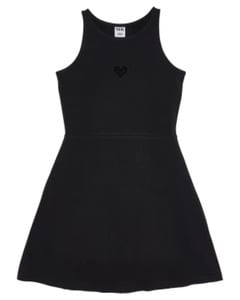 Ärmelloses Kleid, Y.F.K., Cut-out, schwarz