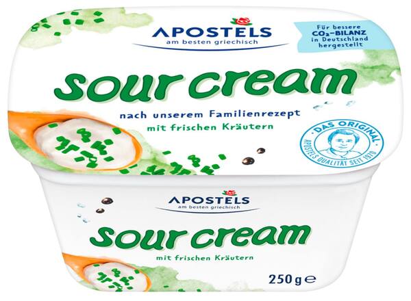 Bild 1 von APOSTELS Sour Cream, 250-g-Becher