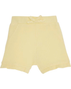 Newborn Shorts Waffelstruktur, Ergee, elastischer Bund, hellgelb