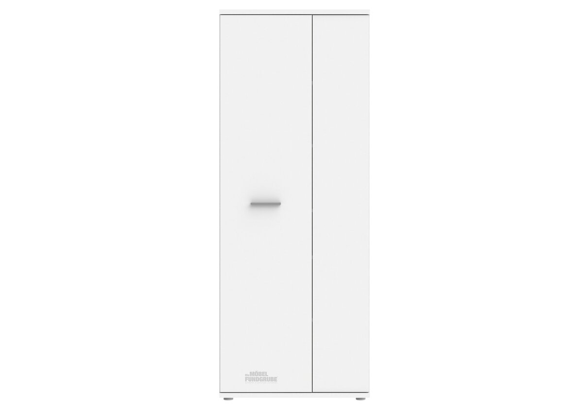 Bild 1 von Mehrzweckschrank weiß 69 x 179 cm 5 Einlegeböden - NET