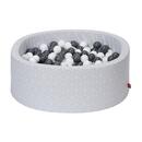 Bild 1 von Bällebad soft - "Geo cube grey" - 300 balls grey/creme