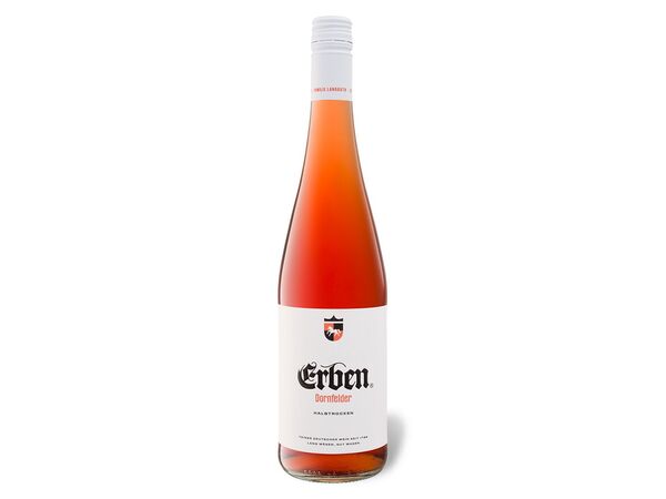 Bild 1 von Erben Dornfelder Rosé QbA halbtrocken, Roséwein 2022