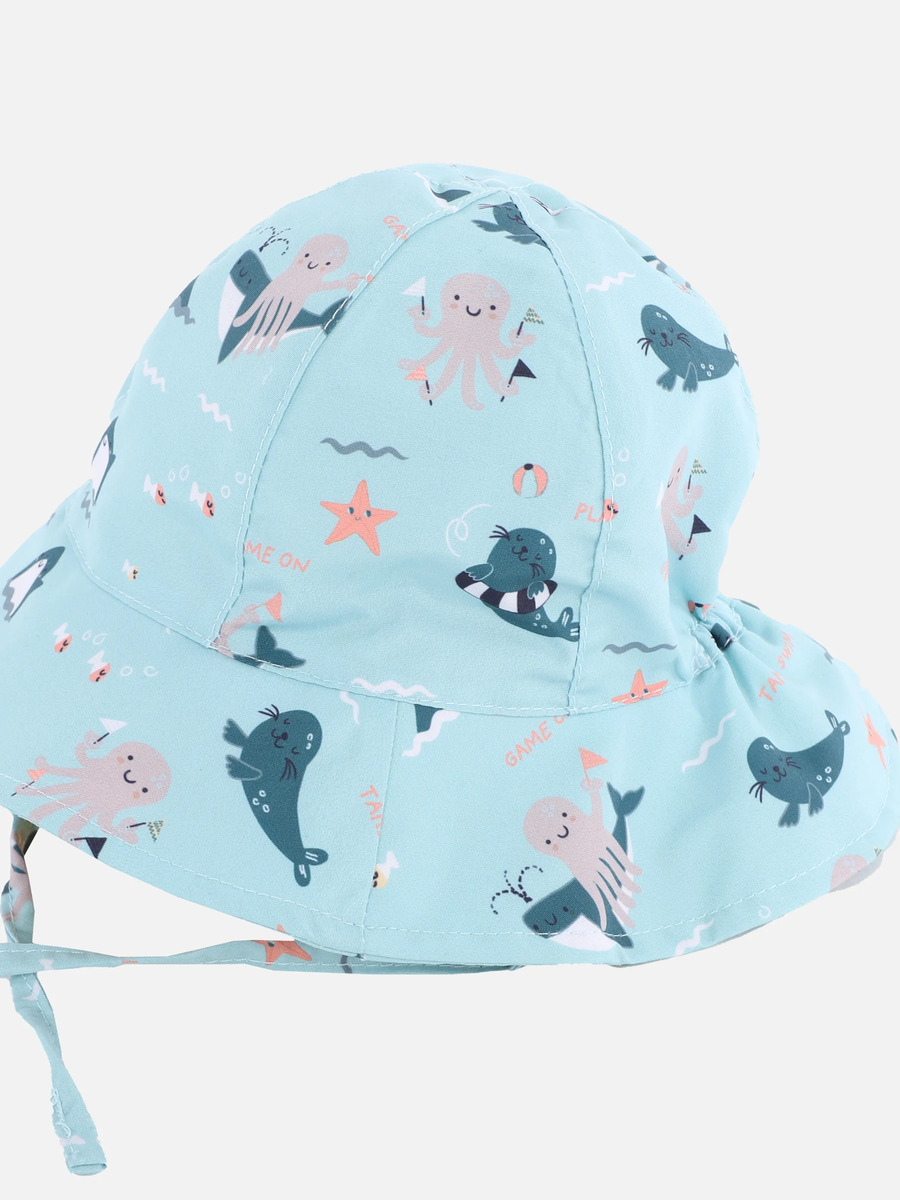 Bild 3 von Baby Jungen Sonnenhut mit Alloverprint
                 
                                                        Türkis
