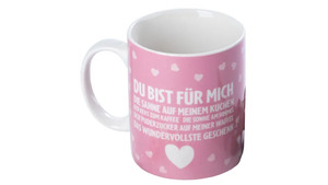 p os Kaffeebecher Du bist für mich