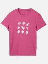 Bild 1 von Damen T-Shirt mit Rubber Print
                 
                                                        Pink