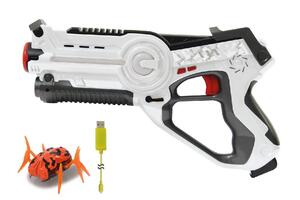 JAMARA Impulse Laser Gun Bug Hunt Set weiss/orange