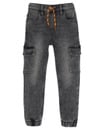 Bild 1 von Cargo-Jeans, Kiki & Koko, elastischer Bund, jeans grau