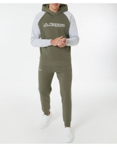 Kappa Kapuzenpullover, Kappa, Rippbündchen, Khaki