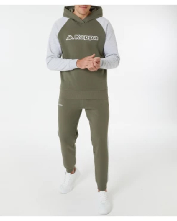 Bild 1 von Kappa Kapuzenpullover, Kappa, Rippbündchen, Khaki