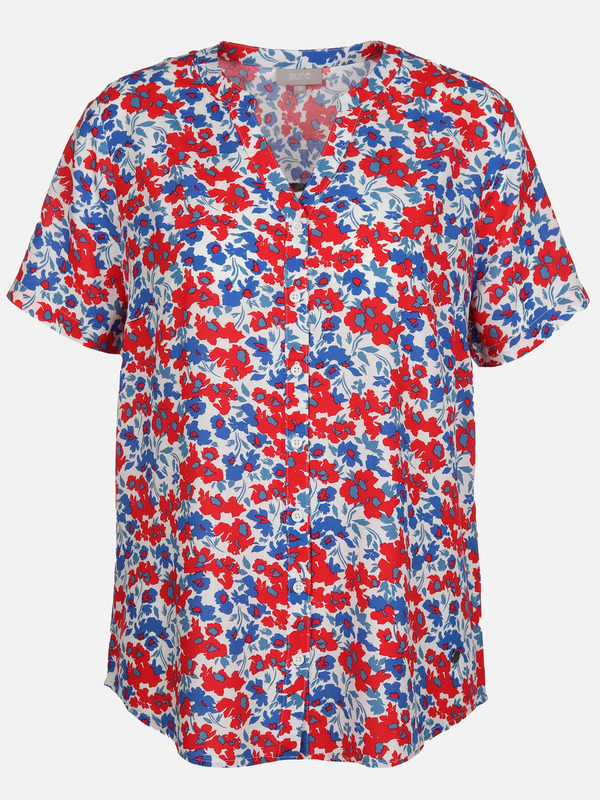 Bild 1 von Damen Bluse mit Alloverprint
                 
                                                        Rot