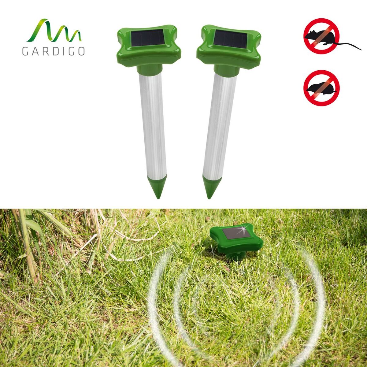 Bild 2 von Solar-Maulwurfabwehr 2er-Set