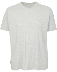 T-Shirt Melangeoptik, X-Mail, Rundhalsausschnitt, hellgrau melange