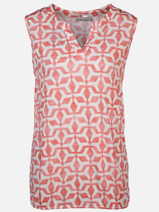 Damen Top mit Alloverprint
                 
                                                        Orange