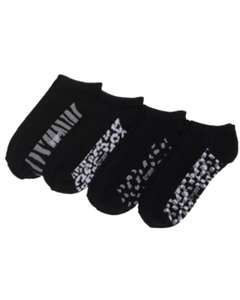 Sneakersocken, 4er-Pack, Ergee, schwarz