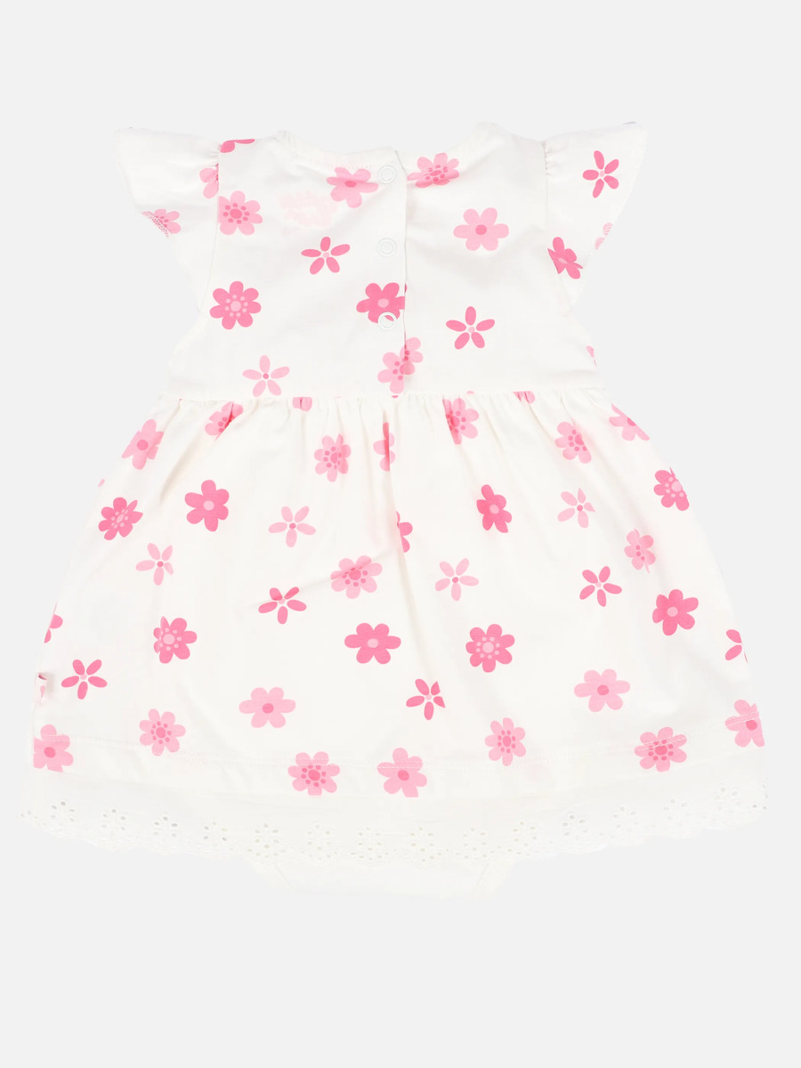 Bild 2 von Baby Mädchen Kleid mit angesetztem Body
                 
                                                        Weiß