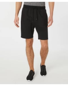 Schwarze Sweatshorts, X-Mail, Bermudalänge, schwarz