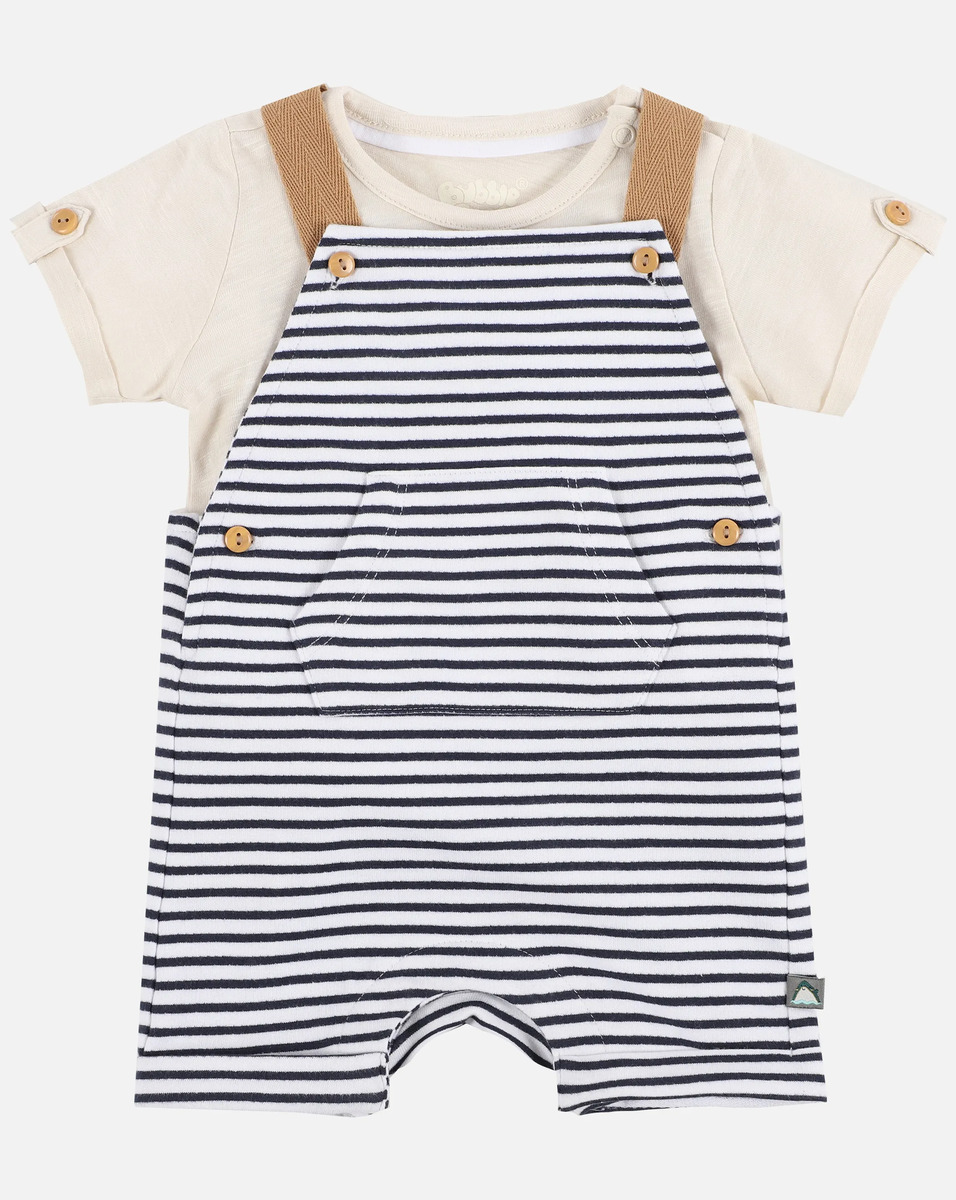 Bild 1 von Baby Jungen Set, 2tlg. best. aus Shirt und Hose
                 
                                                        Blau