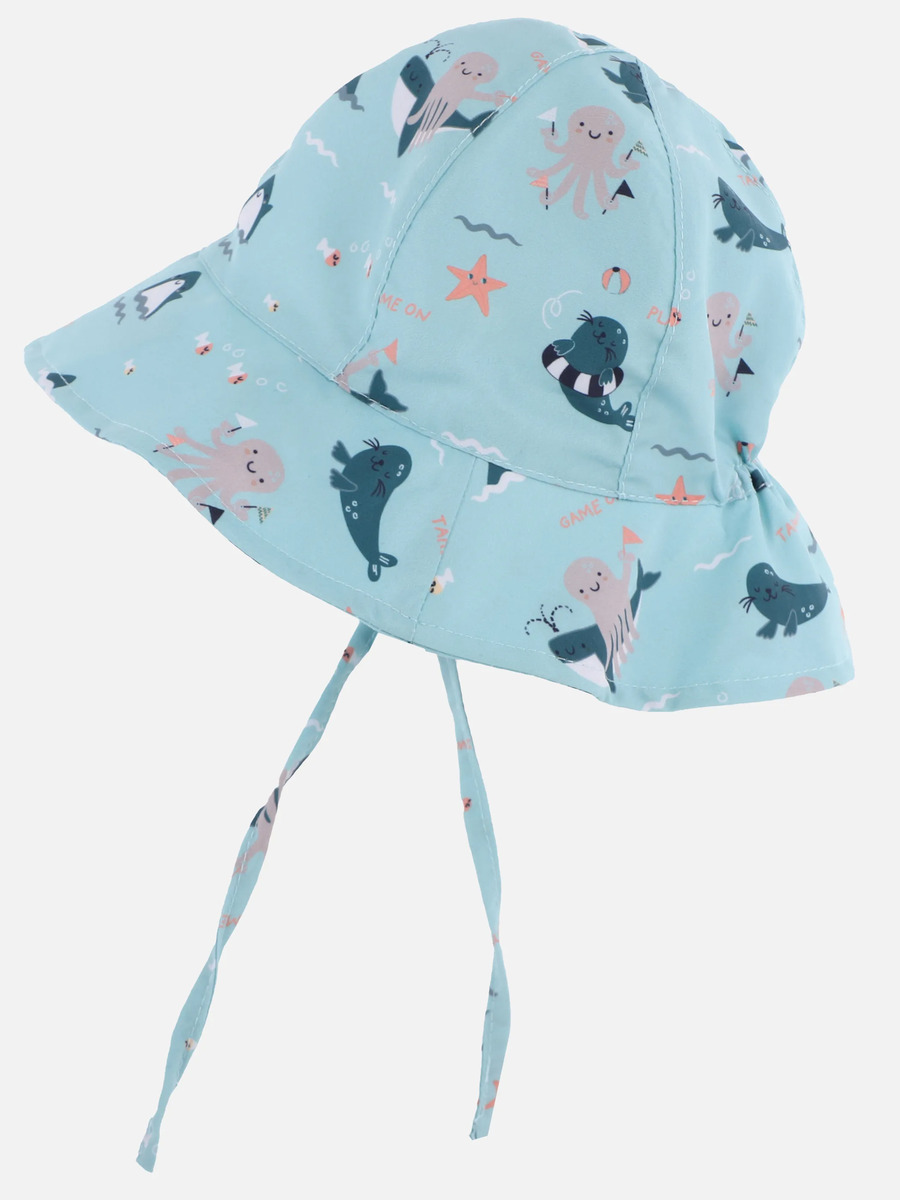 Bild 2 von Baby Jungen Sonnenhut mit Alloverprint
                 
                                                        Türkis