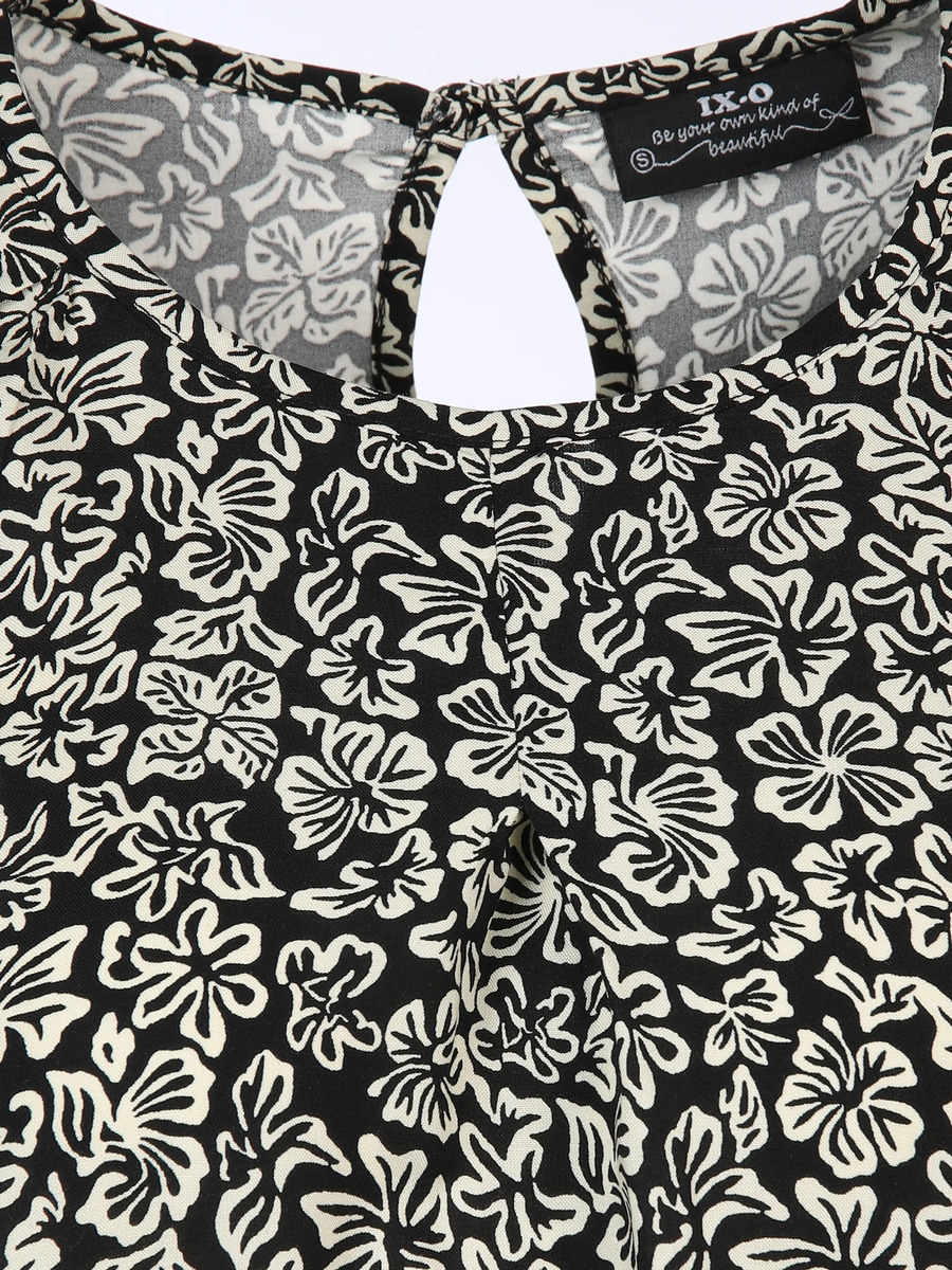 Bild 3 von Damen Blusentop mit Blumenprint
                 
                                                        Schwarz