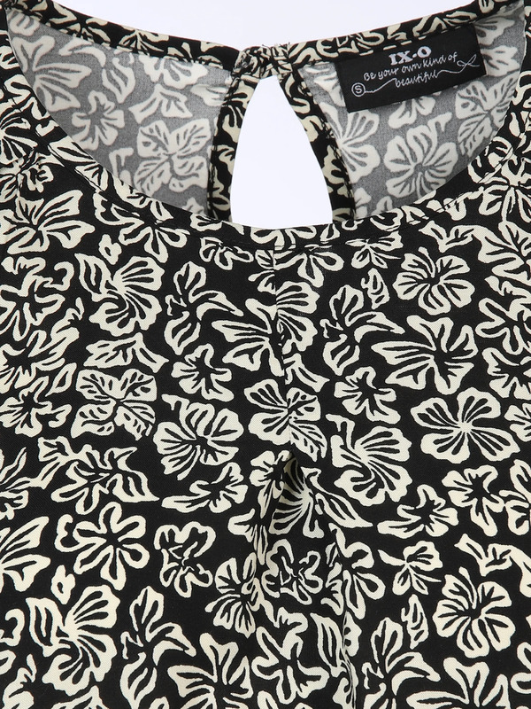 Bild 3 von Damen Blusentop mit Blumenprint
                 
                                                        Schwarz