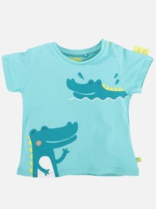 Baby Jungen Shirt mit Krokodilprint
                 
                                                        Türkis