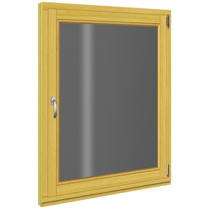 RORO Holz-Fenster »STANDARD B68 FI«, BxH: 98 x 118 cm, Klarglas - braun