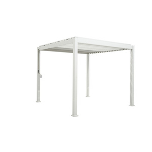 Mr. GARDENER Pergola »Deluxe 111«, Höhe: 250 cm, weiß, pulverbeschichtet - weiss