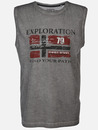 Bild 1 von Herren Muscleshirt in oilwashed Qualität
                 
                                                        Grau