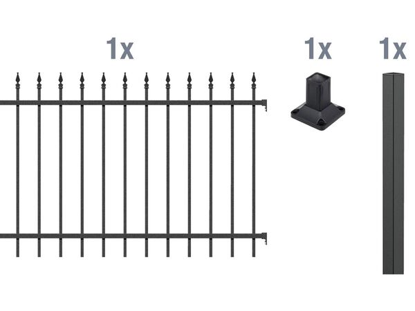 Bild 1 von ALBERTS Zaun-Anbauset Chaussee, zum Aufschrauben