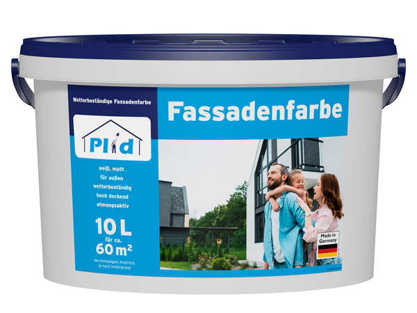 Bild 1 von Fassadenfarbe Aussenfarbe Fassadenwetterschutz weiß Weiß