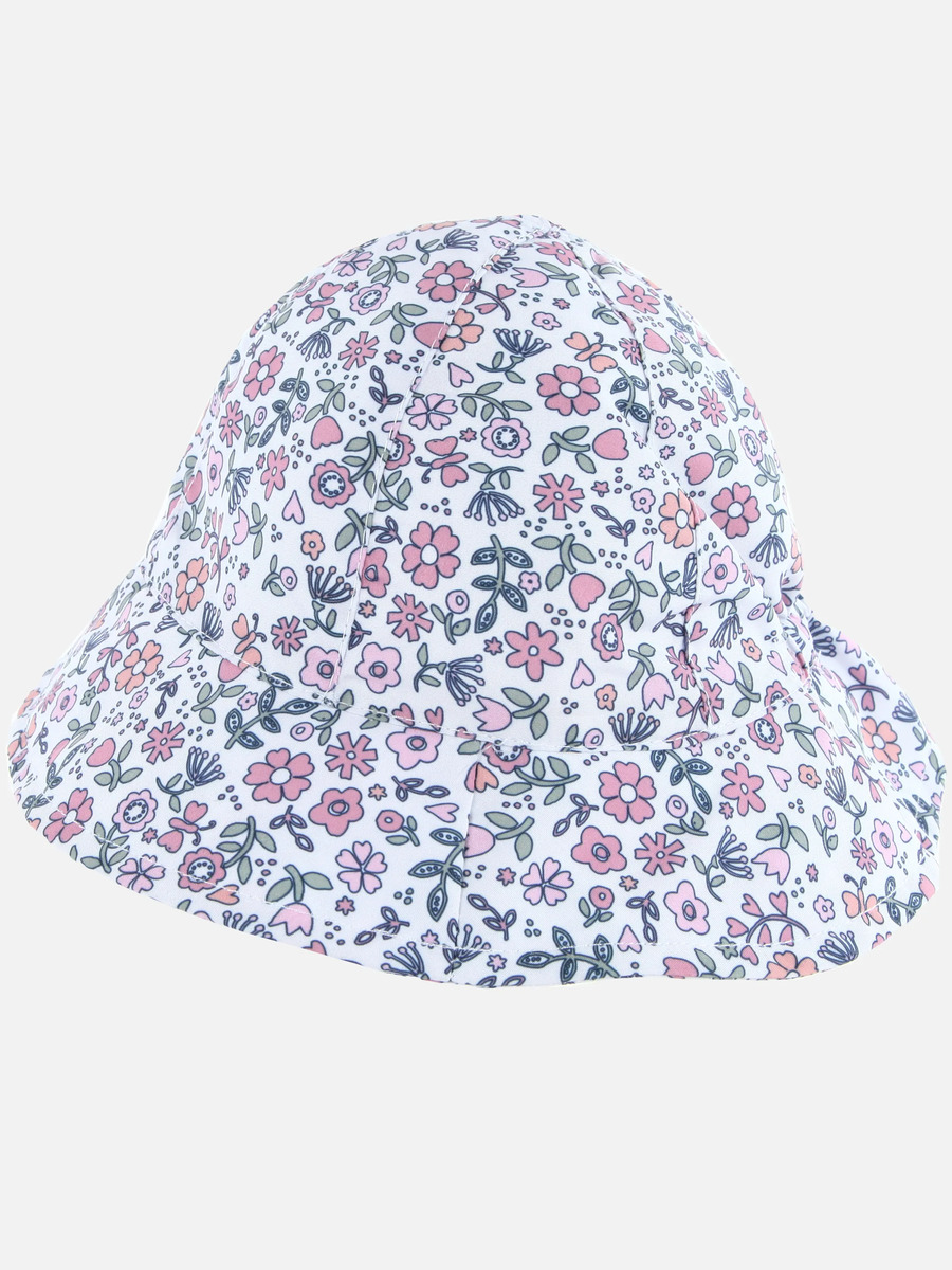 Bild 2 von Baby Mädchen Sonnenhut mit Alloverprint
                 
                                                        Weiß