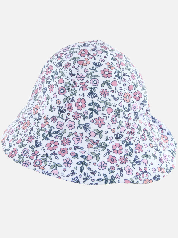 Bild 2 von Baby Mädchen Sonnenhut mit Alloverprint
                 
                                                        Weiß