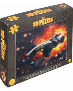 3D-Puzzle, verschiedene Ausführungen, braun