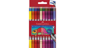 FABER CASTELL Doppelfasermaler 20er Etui