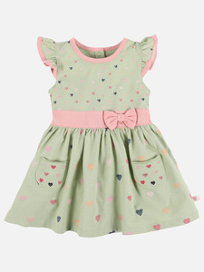 Baby Mädchen Kleid mit Alloverprint