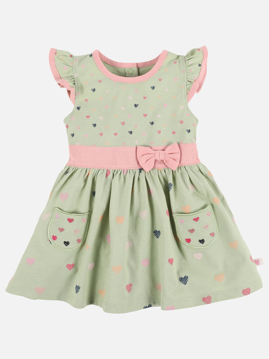 Bild 1 von Baby Mädchen Kleid mit Alloverprint