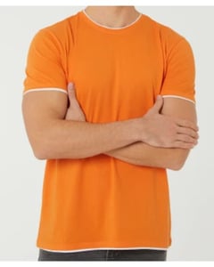 T-Shirt in Orange, X-Mail, Doppellagenoptik, orange