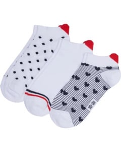 Gemusterte Sneakersocken, 3er-Pack, Ergee, verschiedene Designs, dunkelblau