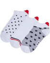 Bild 1 von Gemusterte Sneakersocken, 3er-Pack, Ergee, verschiedene Designs, dunkelblau