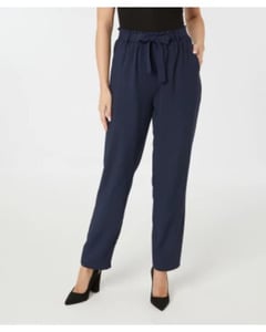 Dunkelblaue Pull-on-Hose, Janina, Seitentaschen, dunkelblau