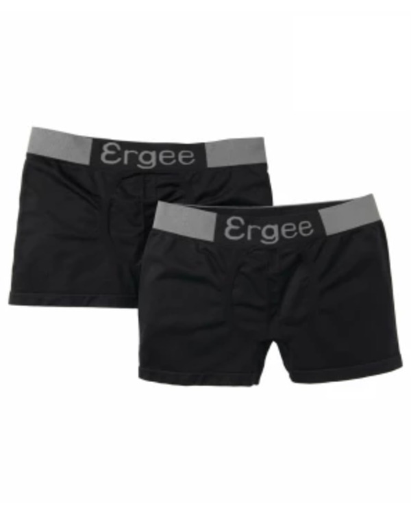 Bild 1 von Retro Boxershorts, 2er-Pack, Ergee, schwarz