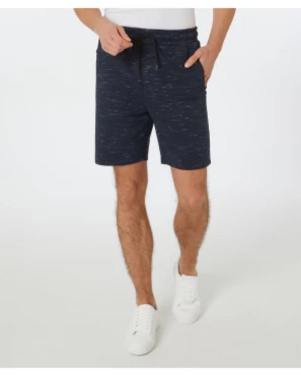 Bild 1 von Melierte Sweatshorts, X-Mail, Bermudalänge, dunkelblau