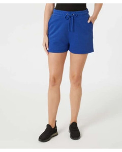 Blaue Sweatshorts, Janina, Seitentaschen, blau