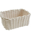 Bild 1 von Aufbewahrungskorb Flechtoptik, ca. 35 x 24 x 15 cm, Beige