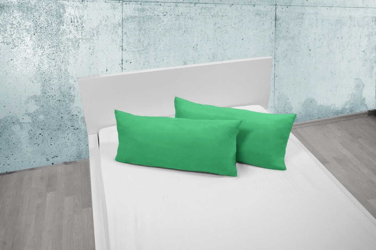 Bild 1 von Teddy-Plüsch Kissenbezüge, 2er-Set - Mint