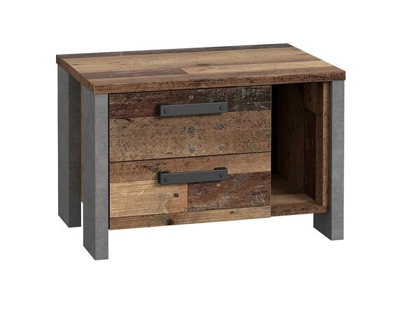 Bild 1 von Nachttisch Old Wood - grau 62 x 42 cm - CLIF