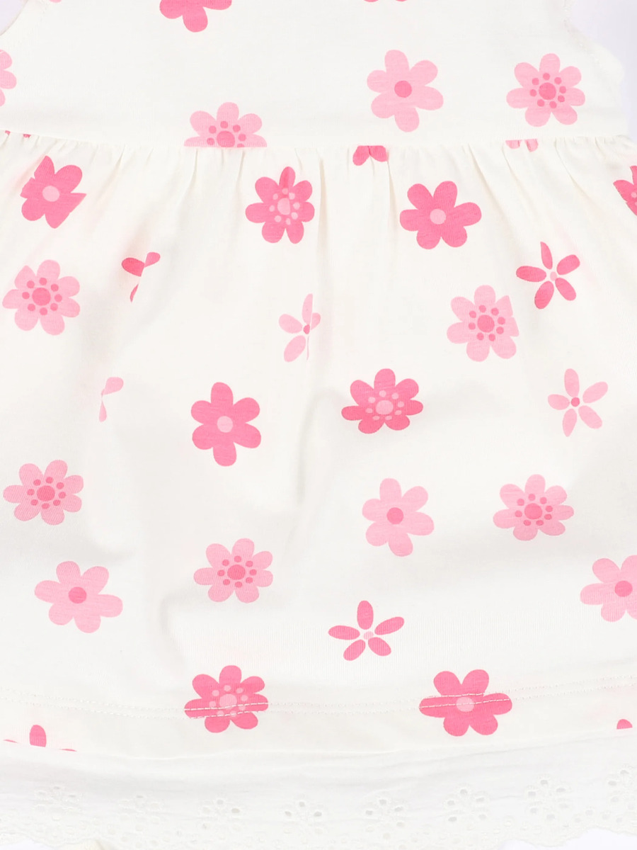 Bild 3 von Baby Mädchen Kleid mit angesetztem Body
                 
                                                        Weiß