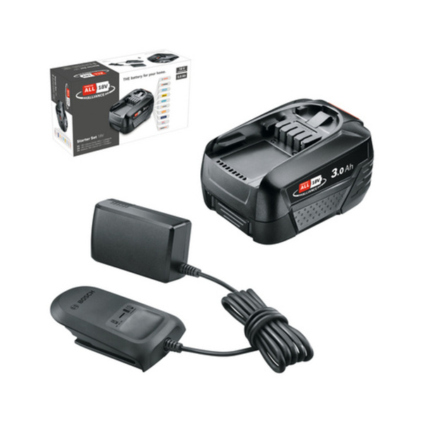 Bild 1 von BOSCH HOME & GARDEN Akku-Set, 18 V, 3 Ah, inkl. Ladegerät - schwarz