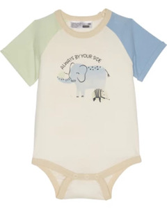 Newborn Body Colour-Blocking, Ergee, Innenbeinknöpfe, offwhite