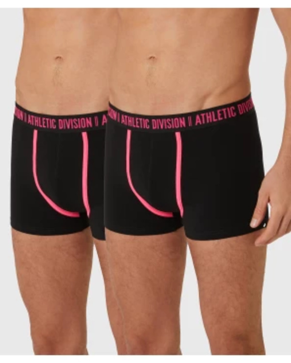 Bild 1 von Retro Boxershorts mit Neondetails, 2er-Pack, X-Mail, neon pink